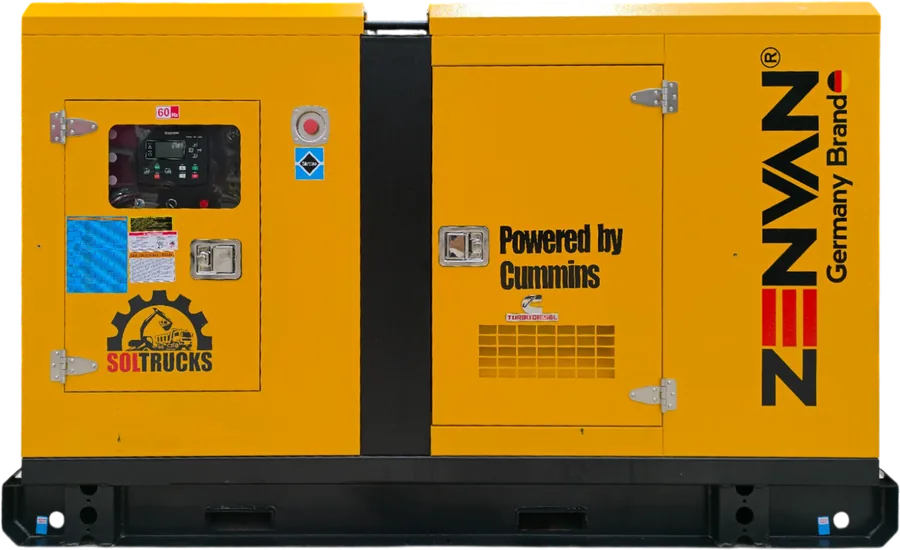 Generador industrial cabinado con motor Cummins